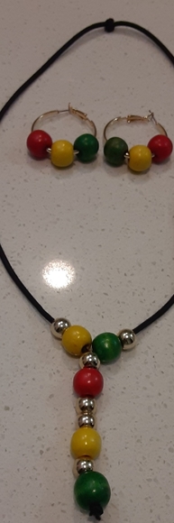 Hand made African pride earring set - Picture 1 of 1